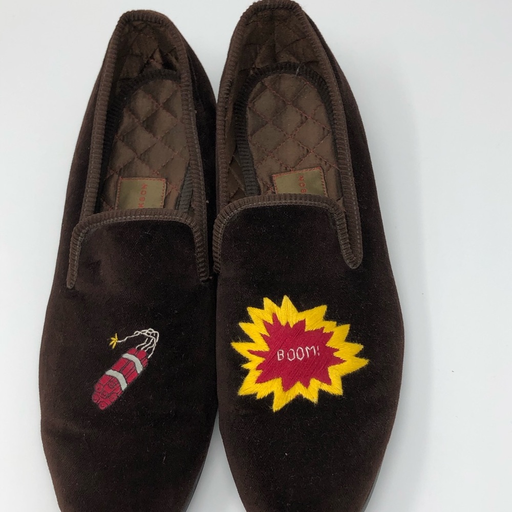 Matthew Cookson velvet shoes